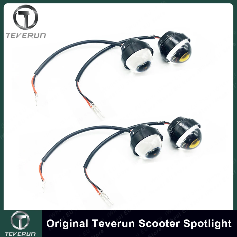 Original Teverun Fighter Supre me Deck Light Turn Signal Spotlight Deck Front Rear Spolilight Official Teverun Accessories