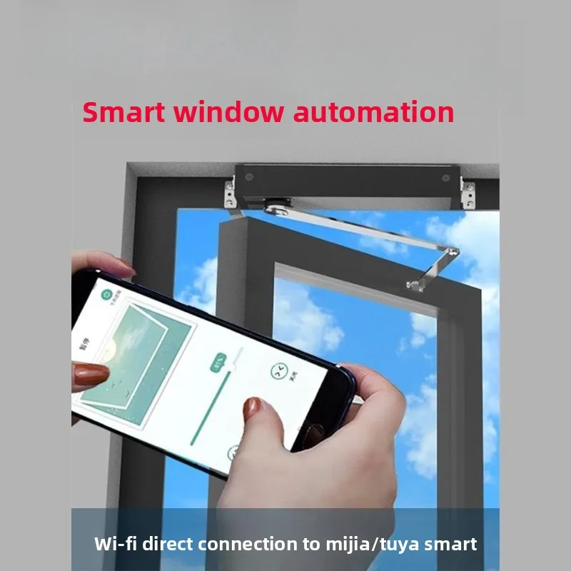 Electric window opener WIFI directly connected to mobile phone remote control