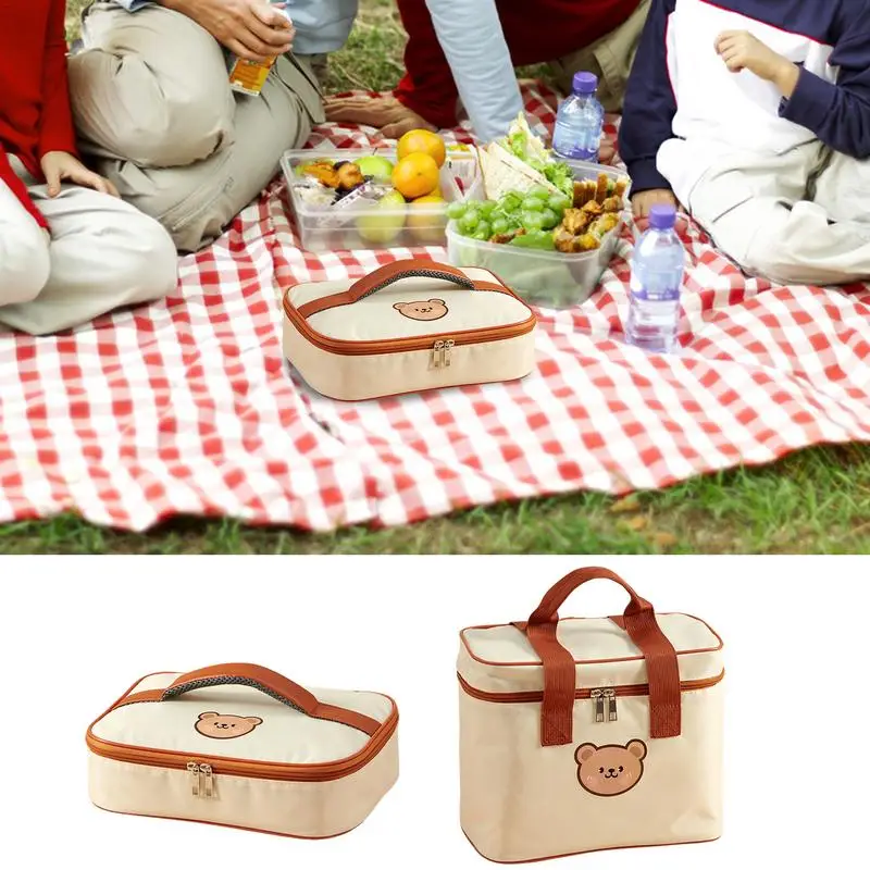 

Lunch Bag For Women Cute Lunch Boxes Reusable Insulated Lunch Container Cooler Lunch Boxes Waterproof Leakproof Lunch Tote For