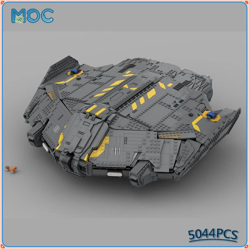 MOC modelo de nave espacial tipo 9, avión pesado, bloques de construcción de combate, juego de montaje de ladrillos Modulares DIY, juguetes educativos para coleccionar, regalos de navidad