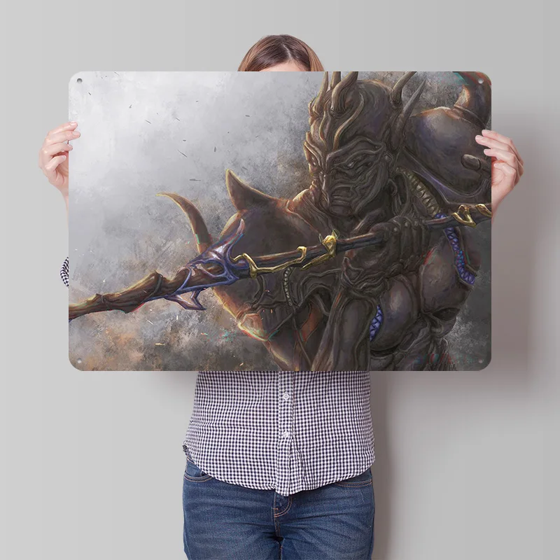 Cecil Harvey Dark Knight Personalized 3D Textured Metal Poster Wall Art Vintage Tin Signs for Bedroom Decorations Office Decor