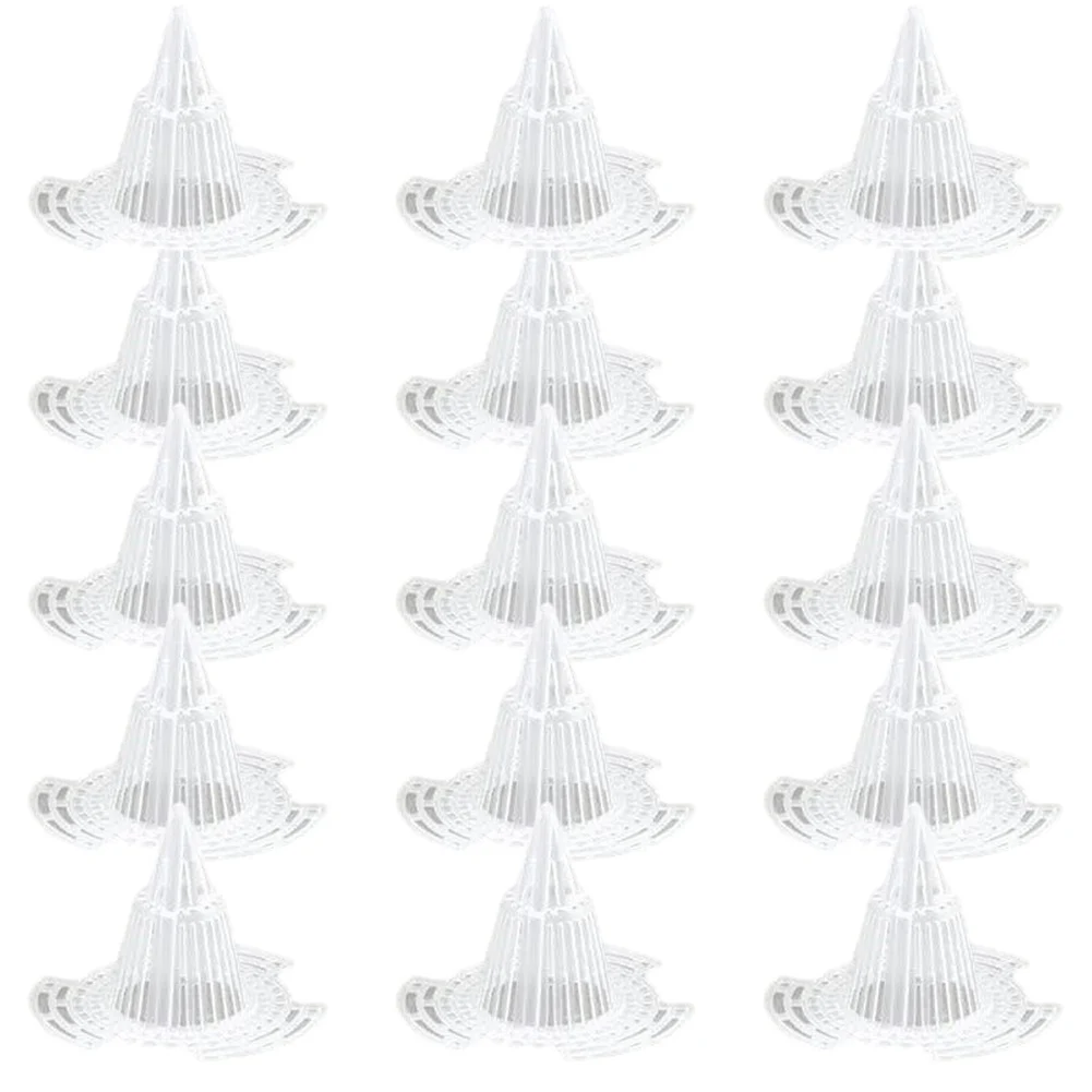 Reusable Plastic Cone Mesh Liners for Bottoms Pack of 15 in Multiple Sizes to Support Optimal Soil Aeration System