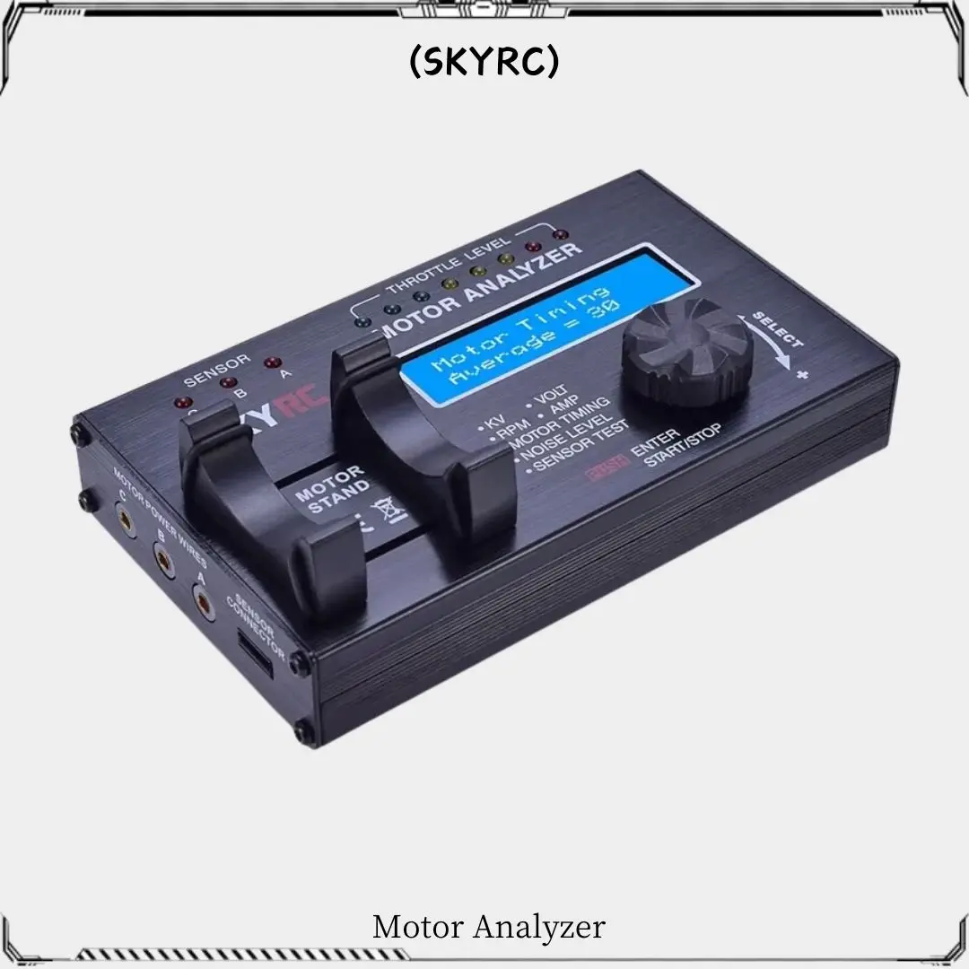 SKYRC Motor Analyzer BL Electric Brushless Motor Analyzer LCD Motor Tester with LCD Display Screen for RC Cars SK-500020