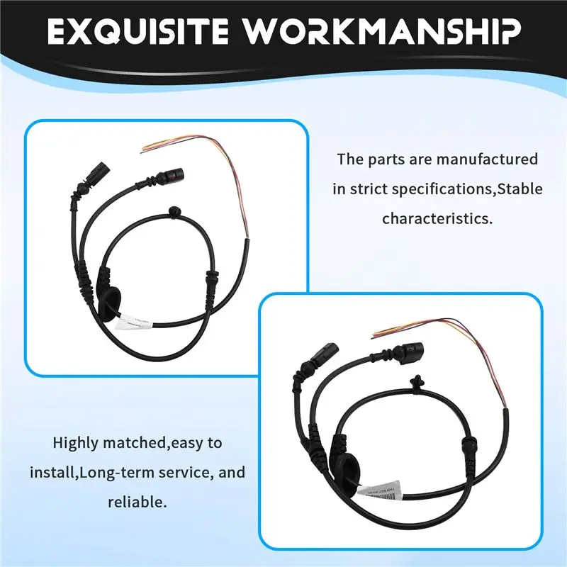 AEA7-Car الجبهة اليسرى سرعة الاستشعار الأسلاك تسخير لشركة فولكس فاجن جولف 6 1K0927903B 1K0927903R #4