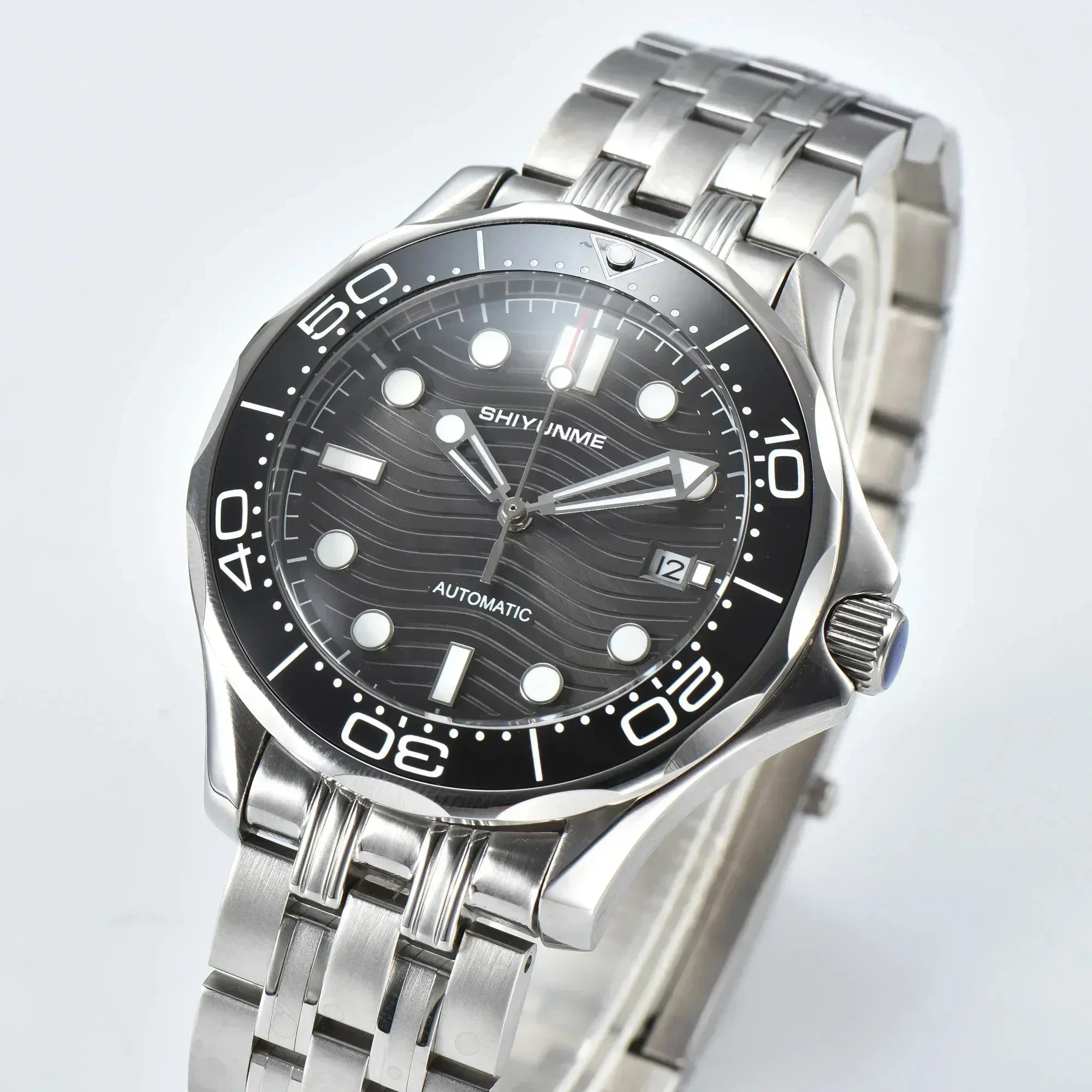 

Спортивные механические часы A333 Store, унисекс, с керамическим безелем, большим циферблатом, из нержавеющей стали