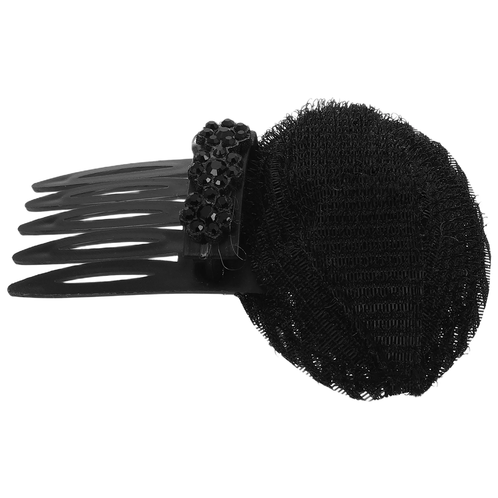 

1 Pcs Fashionable Rhinestone Flower Hair Comb For Women Elevated Fluffy Hair Accessory Elegant Formal Occasion