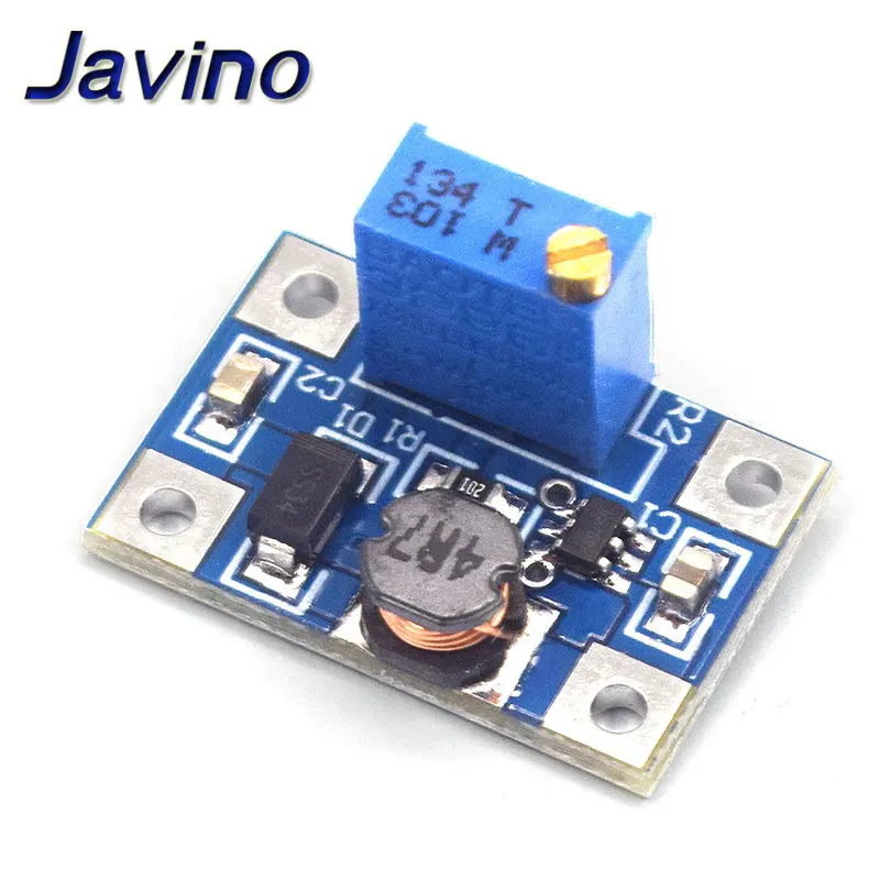 Sx1308 DC-DC adjustable boost stabilized voltage power module high current 2A 2-24V to 2-28V boost power board