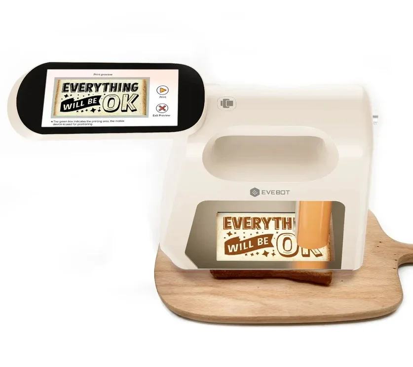 EVEBOT Smart Handheld Food Printer Cartridge Eco-Friendly Choice Perfect for Printing Vibrant Patterns on Various Foods Drinks