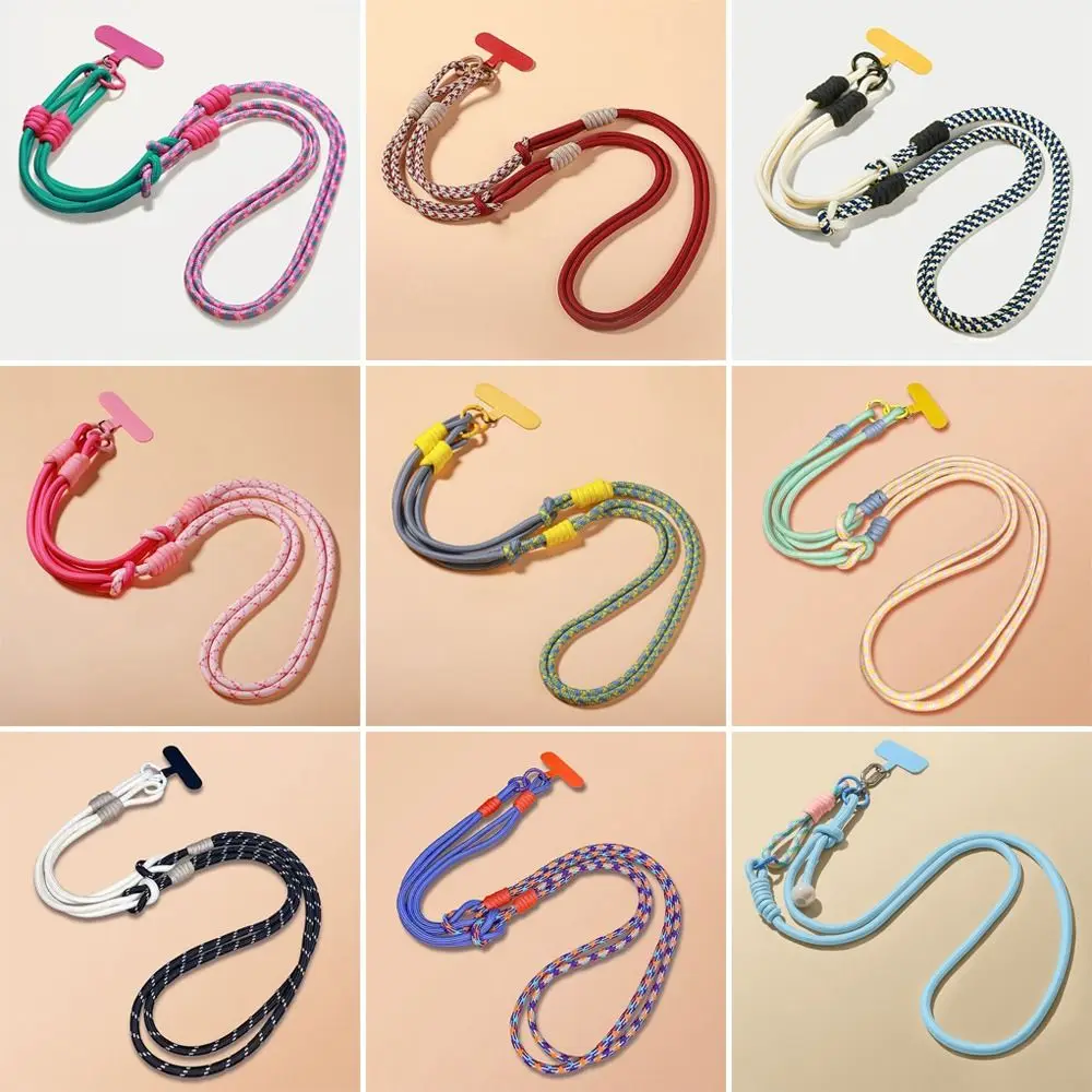 New With Patch Phone Lanyards Long Adjustable Neck Ropes Personalized Hanging Cord Strap