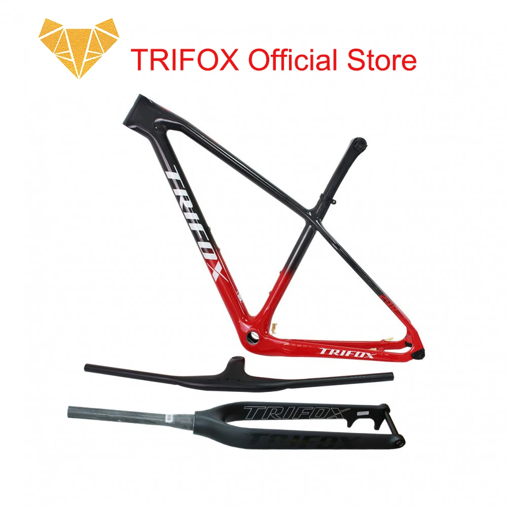 

TRIFOX Full internal cable routing through the headset, Suitable Seatpost 30.9mm,Handcrafted exquisite frame.