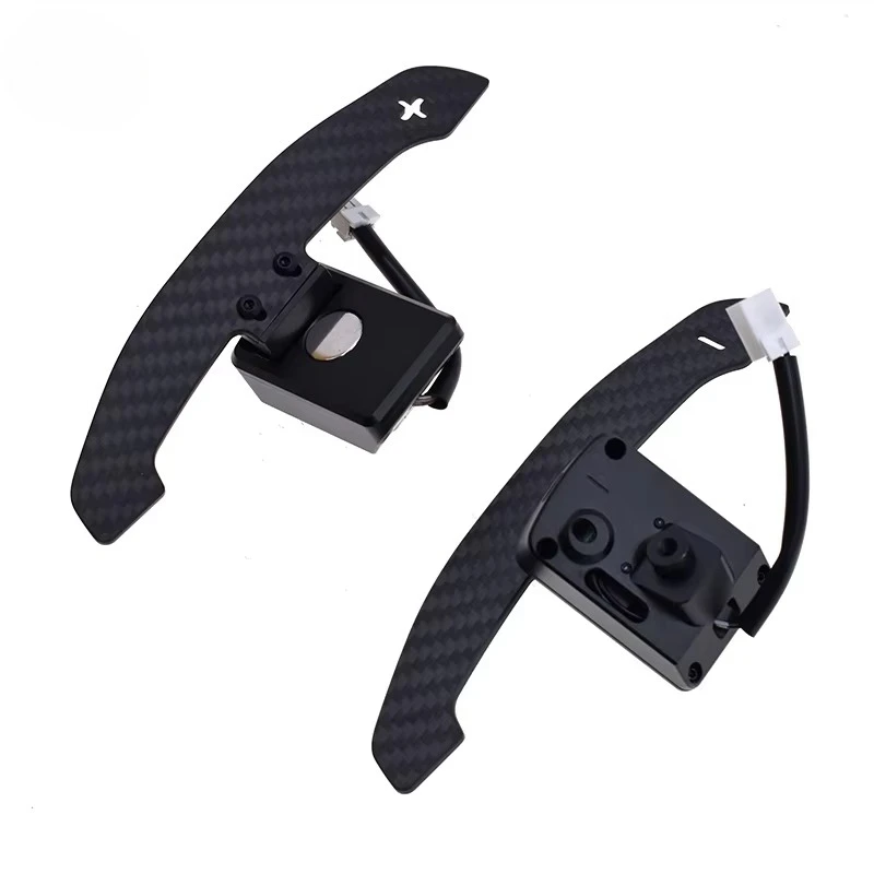 Real Matte Carbon Fiber  Paddle Shifter for GTR R35 Macia Versa Car Steering Wheel