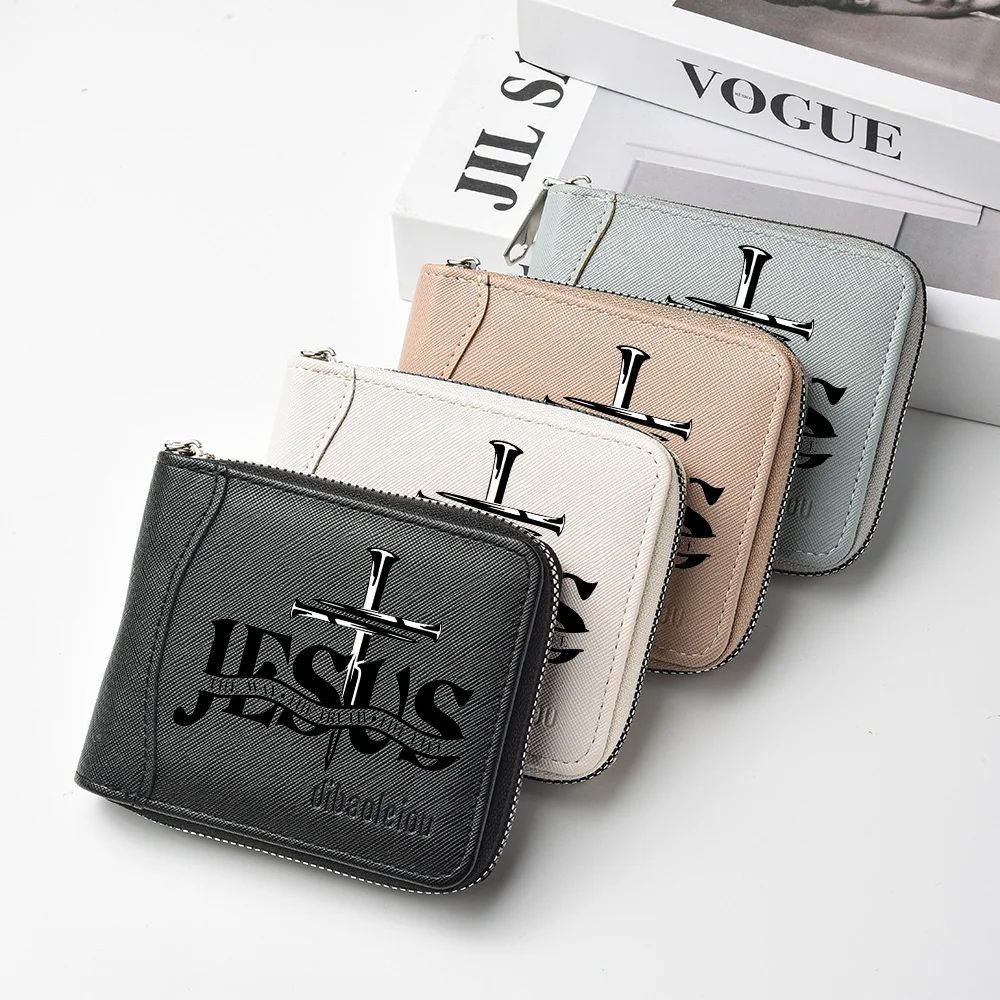 Modische Kurze Damen-Geldbörse mit Mehreren Kartenfächern, Hochwertig, Personalisiert, Weiche Leder-Brieftasche