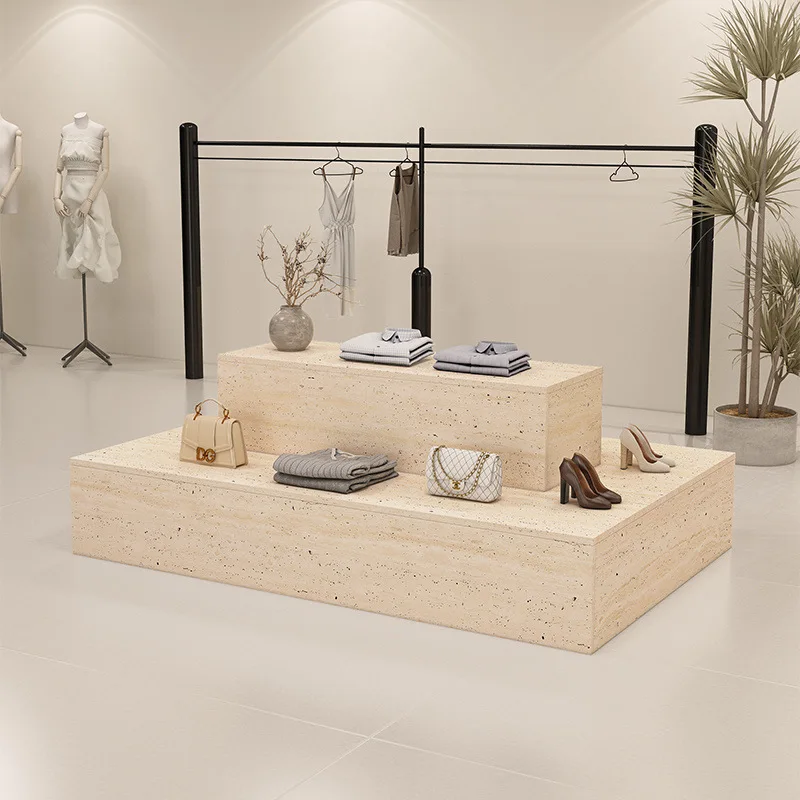 

Clothing store, shopping mall display cabinet, cosmetics store, middle table, flowing water table, shoe bag women's clothing