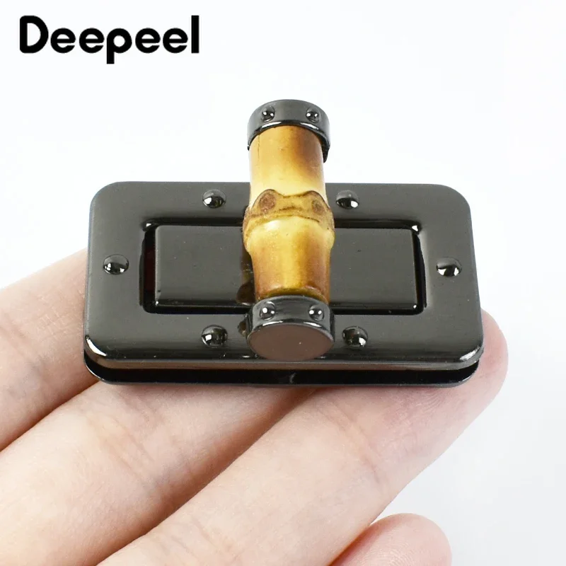 1/2/5Pcs Deepeel 25/33mm Metal Turn Twist Lock Buckle Bags Bamboo Closure Clasp Handbag Purse Latch Luggage Hardware Accessories