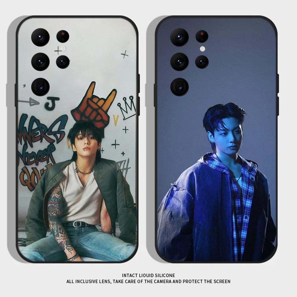 Kpop J-JungkookS Never Let Go Phone Case For Samsung S24,S22 Ultra,S20,S30 plus,S22 plus,S23,S30 ultra 5G Silicone Cover