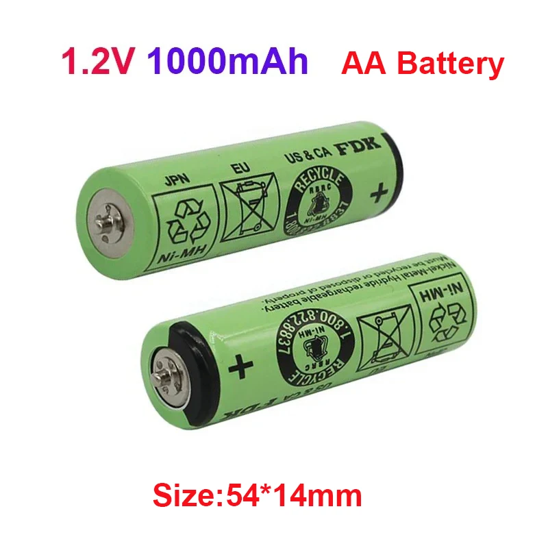1.2V 1000Mah NI-MH …