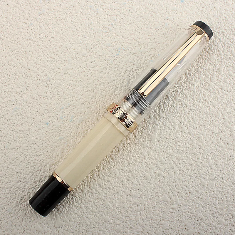 JinHao 82 MINI Fountain Pen Color Match Acrylic Pen Spin EF F M Nib Stationery Office School Supplies Golden Ink Pens