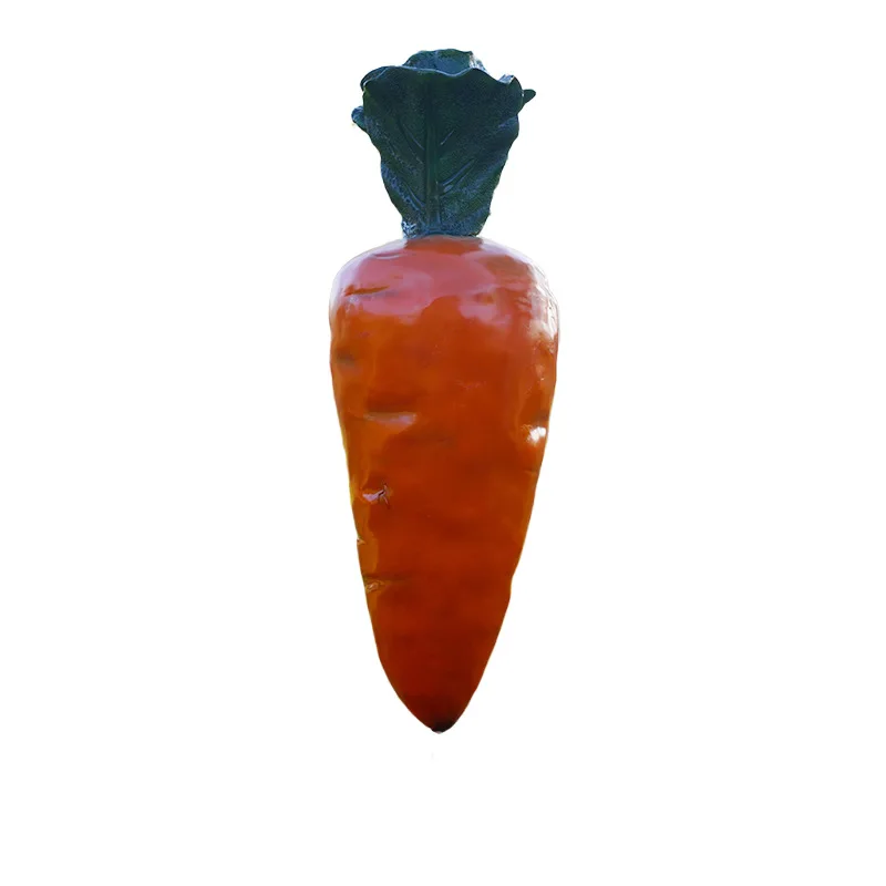 Outdoor fiberglass simulation fruit and vegetable props ornament large pumpkin pepper radish cabbage sculpture