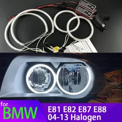 4Pcs CCFL Angel Eyes Kit Warm White Ring Headlamp For BMW 1 Series E81 E82 E87 E88 116i 118i 120i 125i 128i 130i 135i 04-13