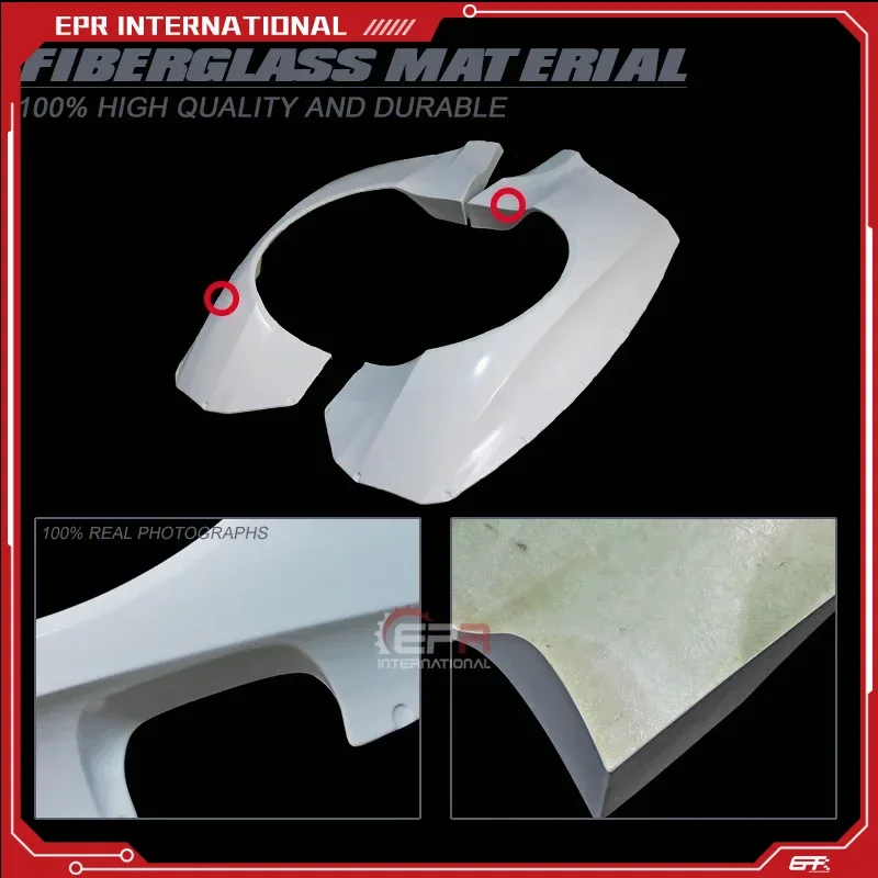 

Car-styling PD Style Fiberglass Wide Body Rear Fender FRP Fiber Glass Wheel Arch Flare Cover Tuning Body Kit Fit For BMW E92 M3