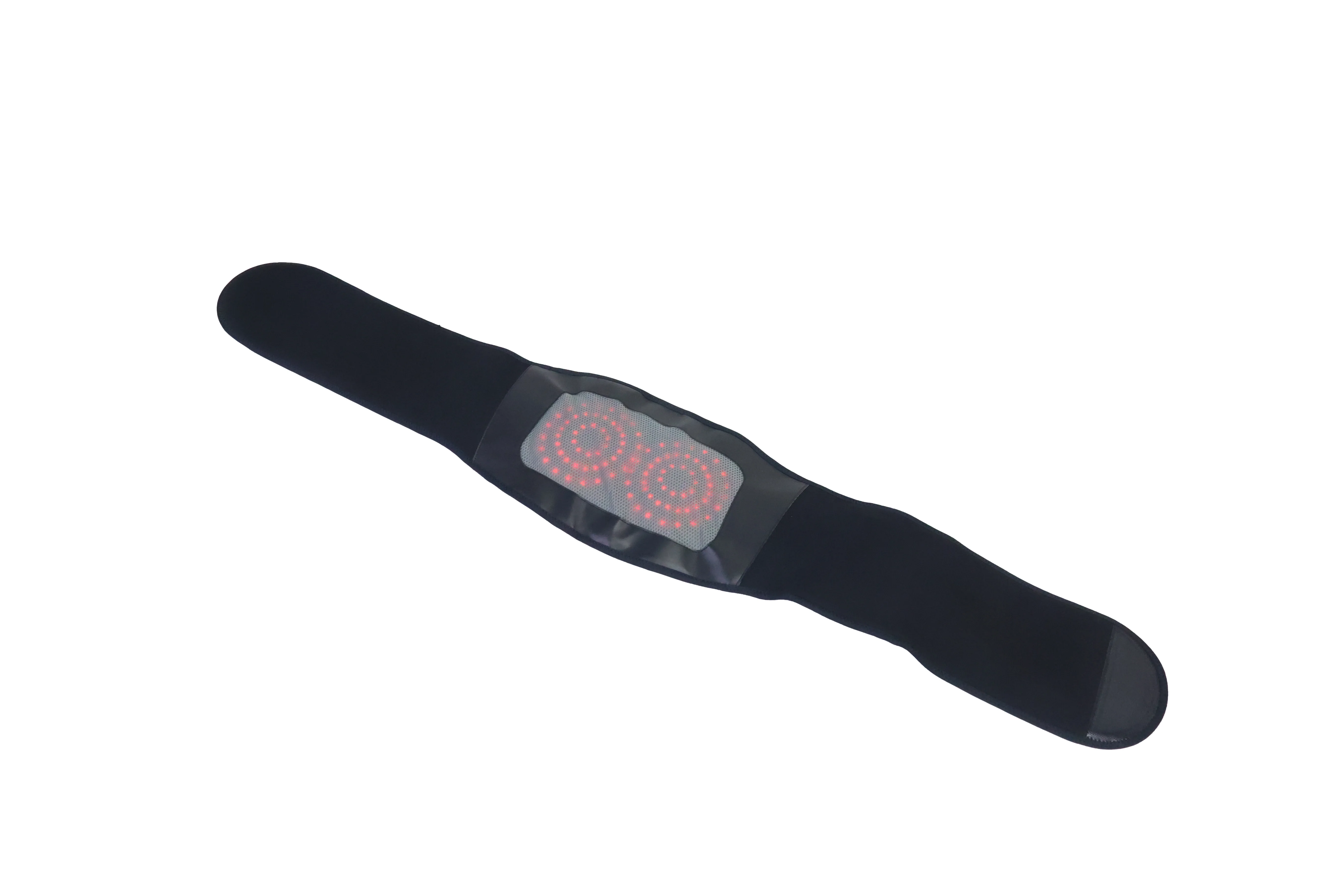 حزام دعم قطني اهتزازي ساخن بالضوء الأحمر