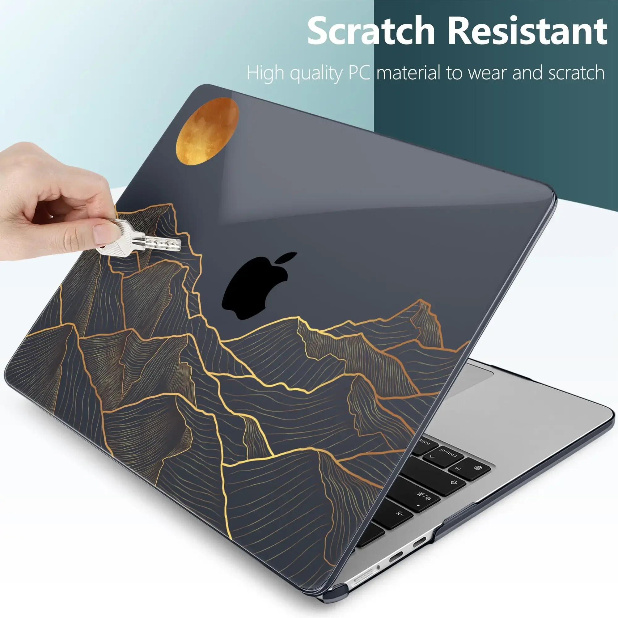 Étui rigide en plastique pour MacPleAir, 15 pouces, version 2023, A2941 avec puce M2 Retina Display Touch ID, clavier S