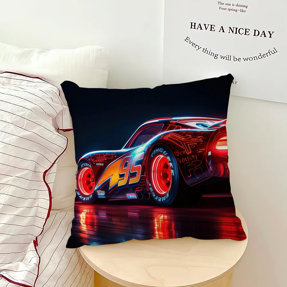 L-Lightning McQueen cars pillow cover Sofa living Printing Decoration Room Home Office Coffee Shop Car Nordic Simplicity Cover