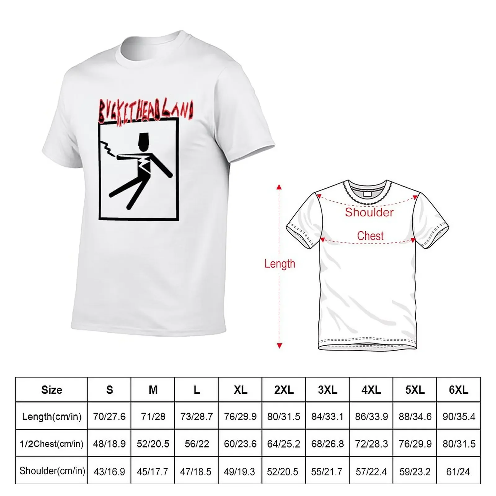 New buckethead electrocuted land tour 2021 siangrabu T-Shirt plus size t shirts Tee shirt Short t-shirt mens tall t shirts