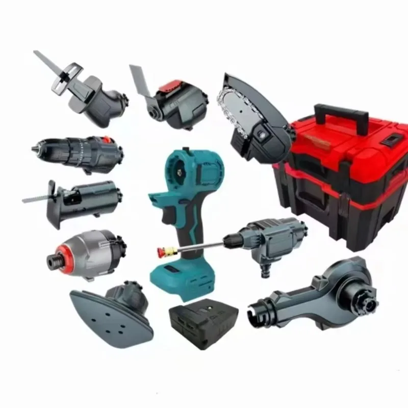 Electric Angle Grinder Hammer Drill Electric Drill Lithium Brushless Cordless Electric Tool Set