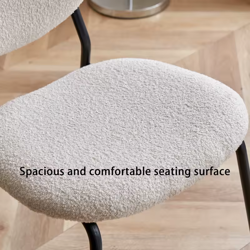 북유럽 스타일 곡선 등받이 테이블 의자