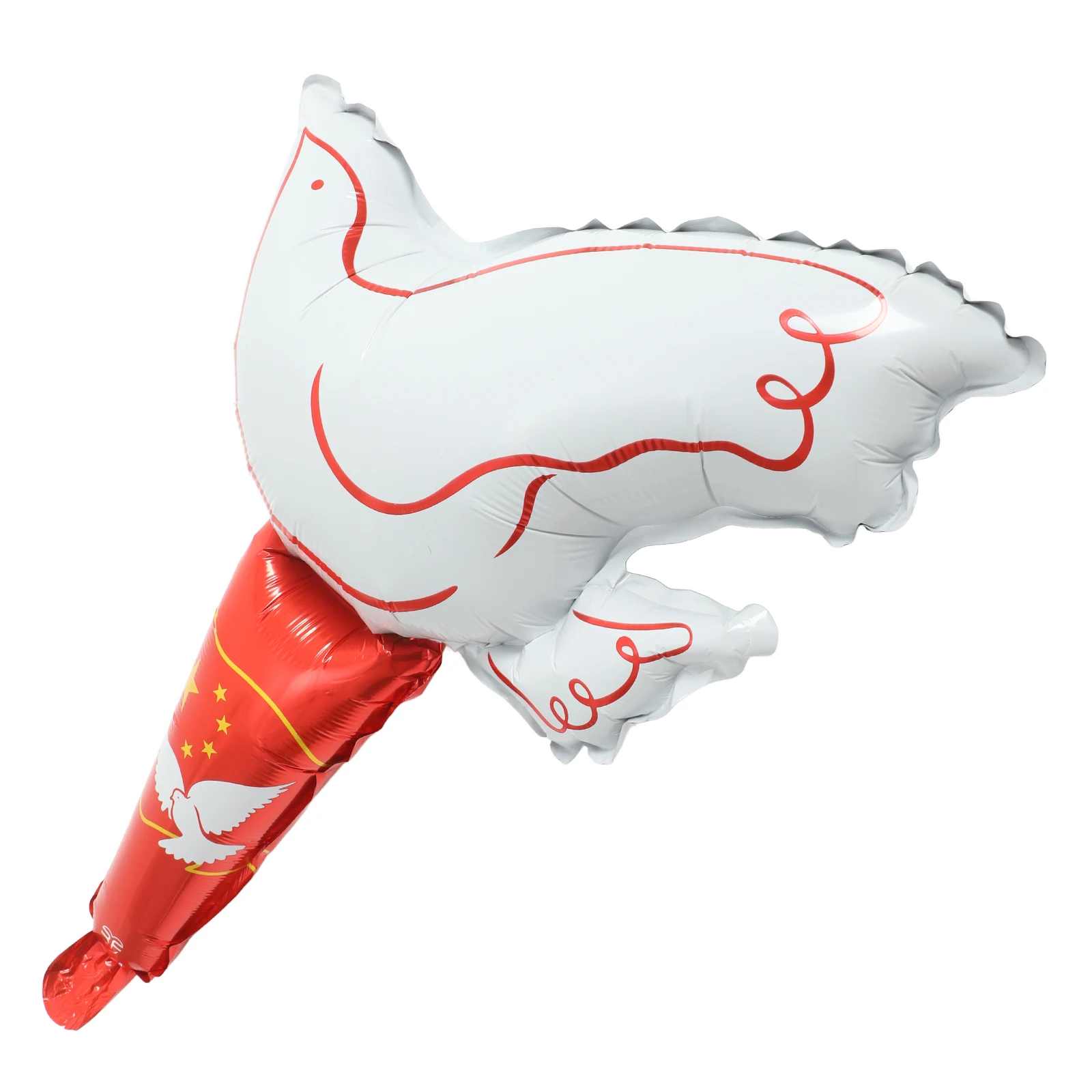 

Peace Dove Torch Balloons Inflatable White Pigeon Decoration Party Supplies Celebrations Birthday Festive Atmosphere