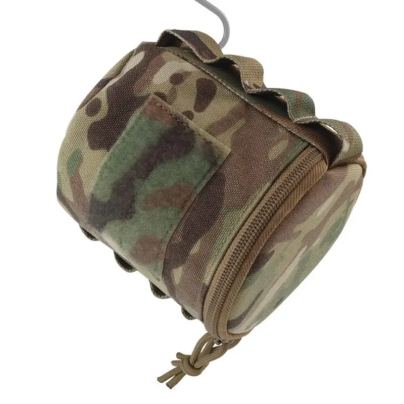 المتحمسين العسكري لفة تخزين الورق في الهواء الطلق التخييم حقيبة التخزين مولي شنت الشريط التمويه غطاء المناديل الورقية