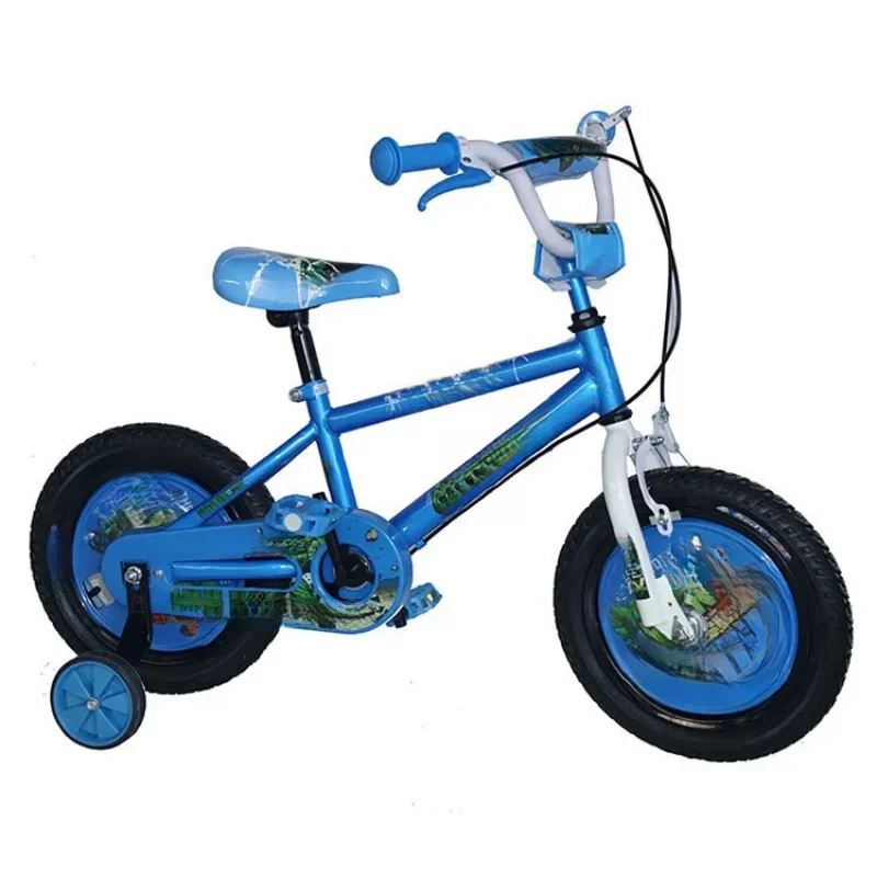 Factory Hot Selling Pink 14-inch Boy's Bike, 20-inch Men's and Women's Bike, Children's Bike with Basket, 0-3 Years Old, 12-inch