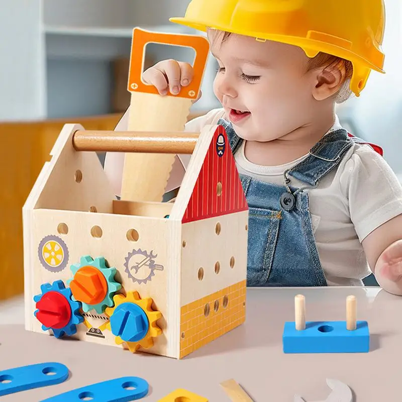 

Pretend Play Tool Box Pretend Play Construction Tool Learning Educational Development Tools Includes Small Hammer Screwdriver