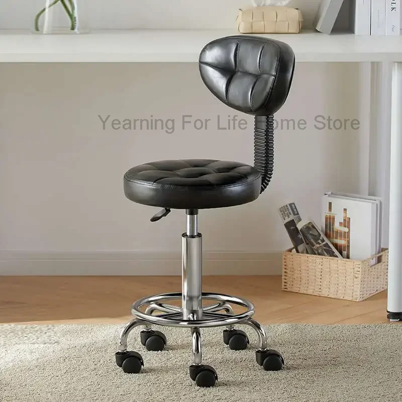 Modern Minimalist Bar Chairs Household Cash Registers Swivel Front Desk High Stools Lifting Rotating Backrests Pulleys