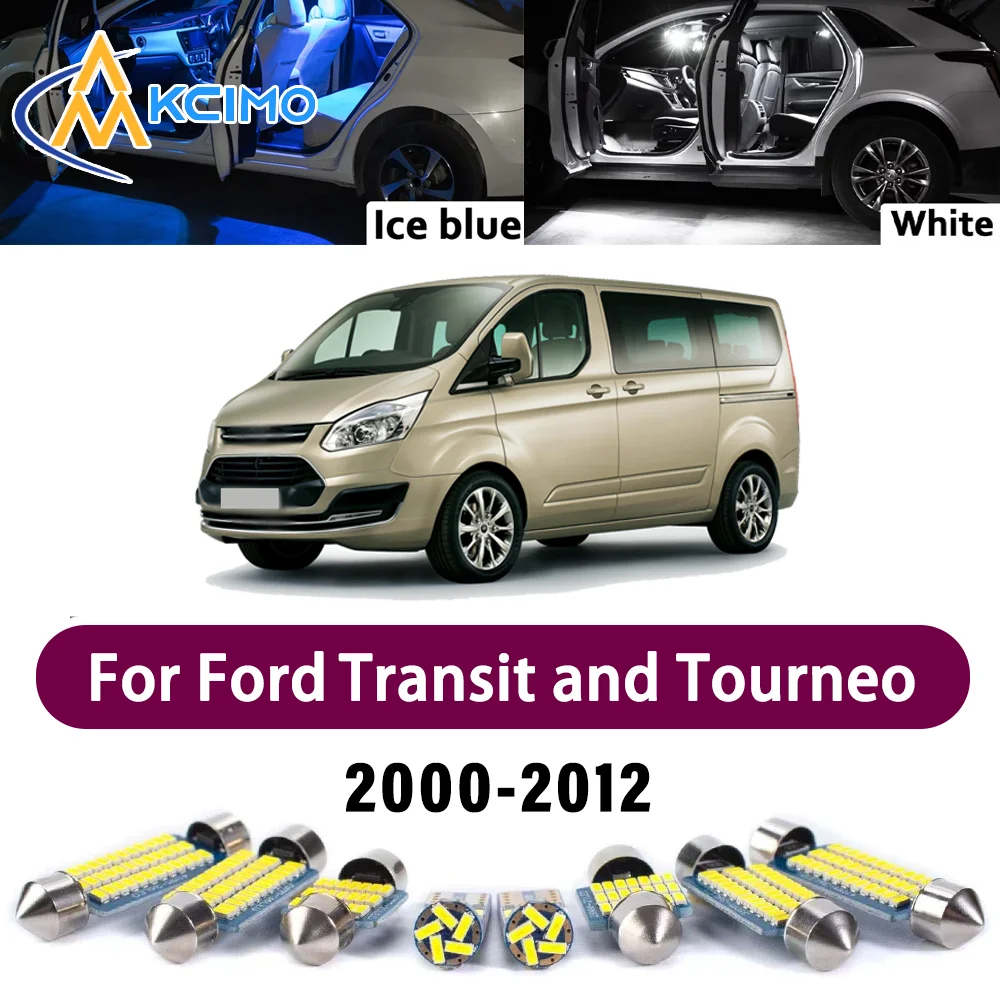 

Premium LED Interior Lighting Kit for Ford Transit and Tourneo 2000-2012 High-Quality Error-Free Dome Map Trunk Auto Lamps