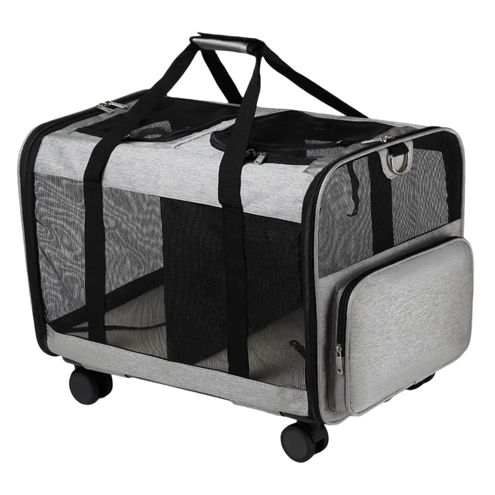 

Переноска для домашних животных с двойным отделением, вентилируемая, дышащая, для прогулок