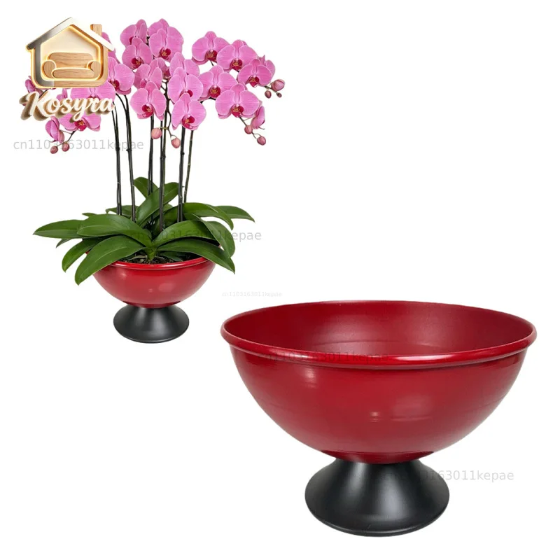 flower pot new chinoiserie phalaenopsis planting pot indoor living room desktop decoration wide mouth flower arranger