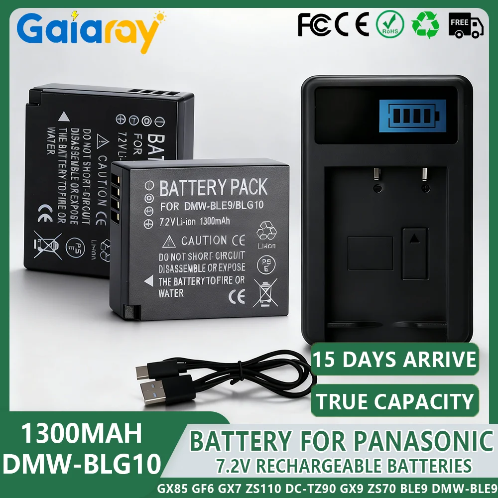 1300Mah DMW-BLG10 B… - image