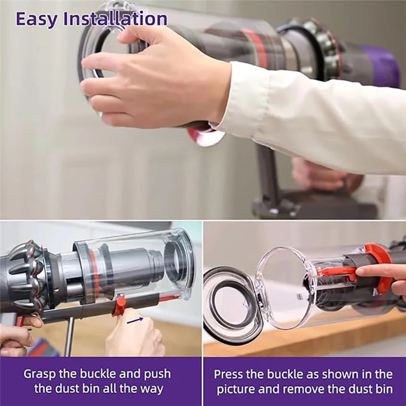 A98G-New Replacement Trash Cans Dust Container Bin For Dyson V10 SV12 Vacuum Cleaner Accessories 969509-0 Spare Parts All New