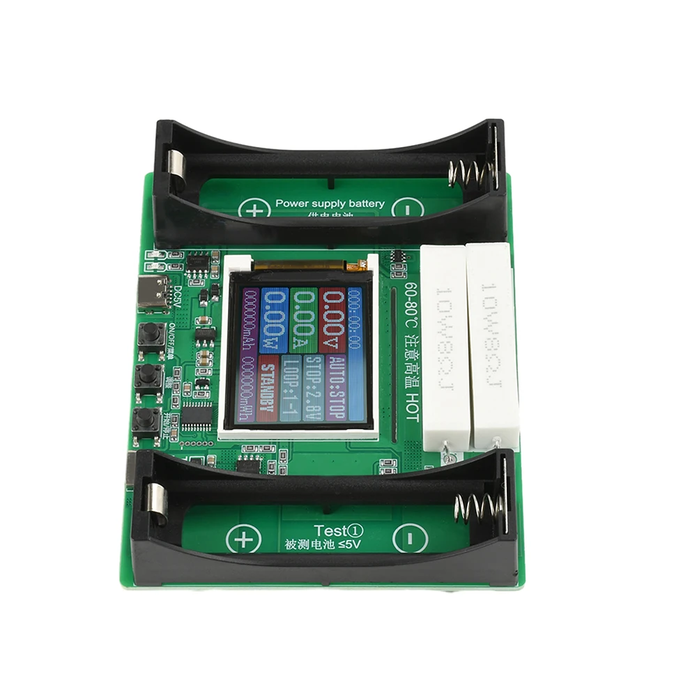 Typ-C LCD-Display Batteriekapazitätstester Lithium-Batterie-Innenwiderstandstester für 18650 Lithium-Batterie-Tester – Detail 13
