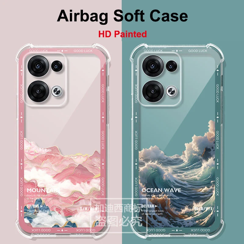 For OPPO Reno 13 Pro Phone Case Reno13 Pro 5G Transparent All-inclusive TPU Anti-fall Silicone Shell For OPPO Reno 13Pro