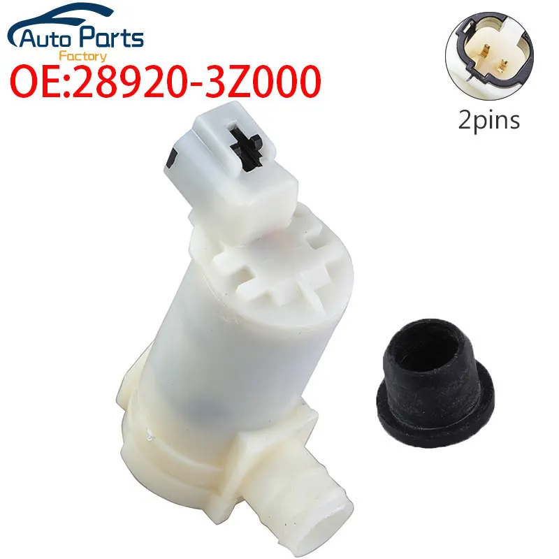 New Windshield Washer Pump W/Grommet For Nissan 240SX Altima Frontier Maxima Pathfinder Sentra Zterra 28920-3Z000 289203Z000