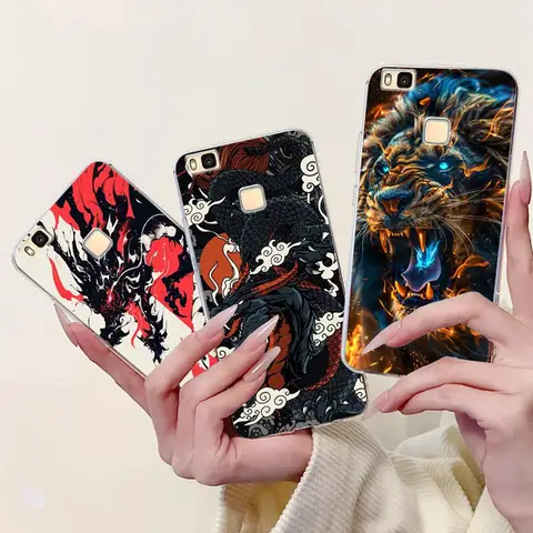 For Huawei P9 Lite 2016 Case Cool Fashion Dragon Tiger Silicone Soft TPU Cover For Huawei P9Lite Coque VNS-L21 L22 L23 L31 Funda