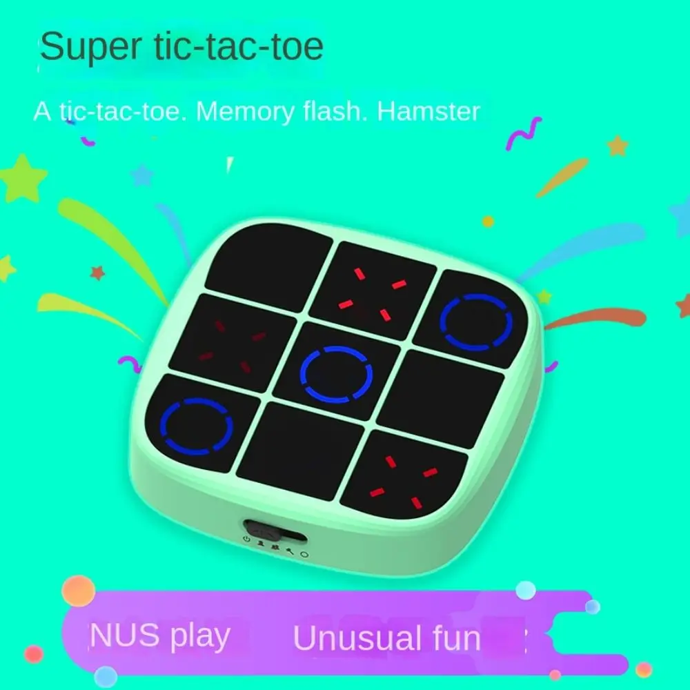 

Электрический TIC-TAC-TOE 4-в-1, обучающая ручная игра с болтами, упражнения на мышление, головоломка для роста памяти, настольная игра, вечеринка в помещении