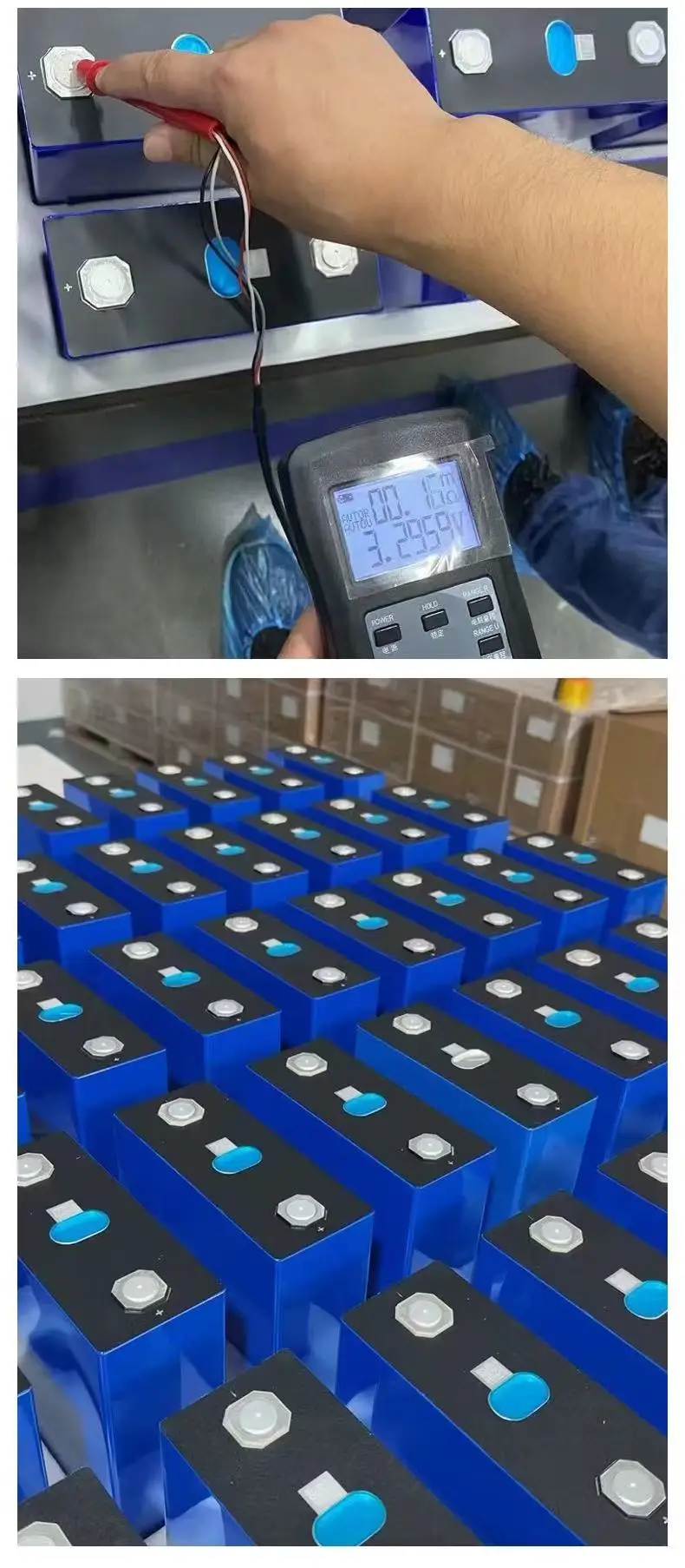 بطارية LiFePO4 أسطوانية 3.2 فولت 304 كيلو قابلة لإعادة الشحن LiFePO4، 12 فولت-48 فولت، مناسبة للتخييم RV وأنظمة الطاقة الشمسية لعربة الجولف