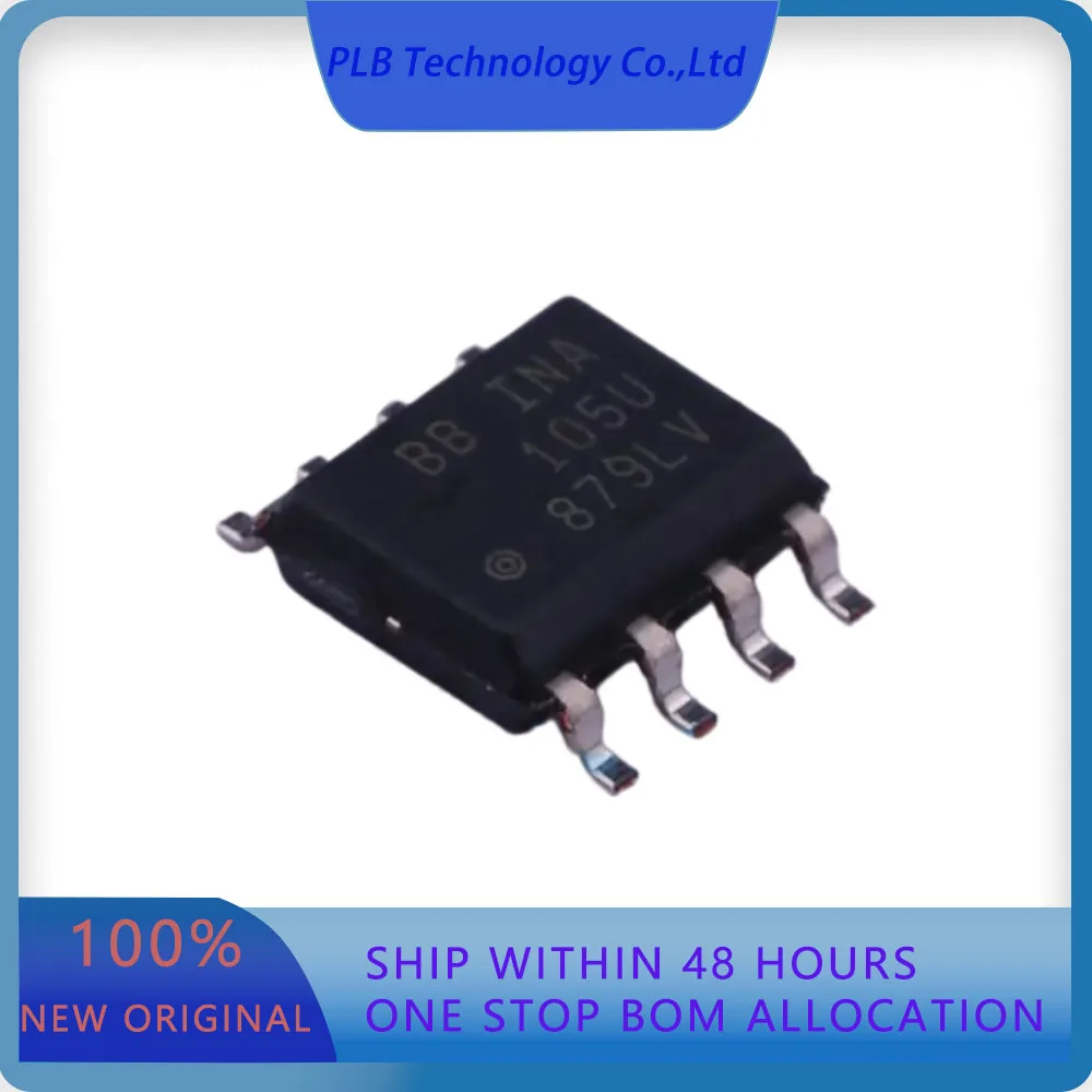 

2 шт./лот INA105KU/2K5 INA105 5 мкВ 1 МГц 1,5 В/мкс 90 дБ 1,0 SOIC-8 Дифференциальные усилители, оригинальные, в наличии
