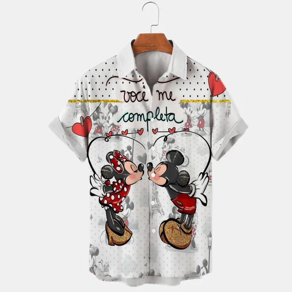 Camisa hawaiana con botones para hombre y mujer, camisa informal de manga corta con estampado 3d completo, a la moda, estilo Hip Hop, Verano