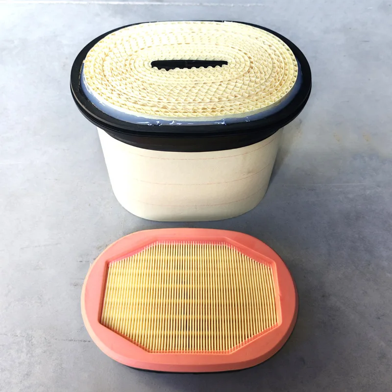 

Подходит для элемента воздушного фильтра P608766, совместимого с деталями строительной техники 227-7448 227-7449E1681L Воздушный фильтр