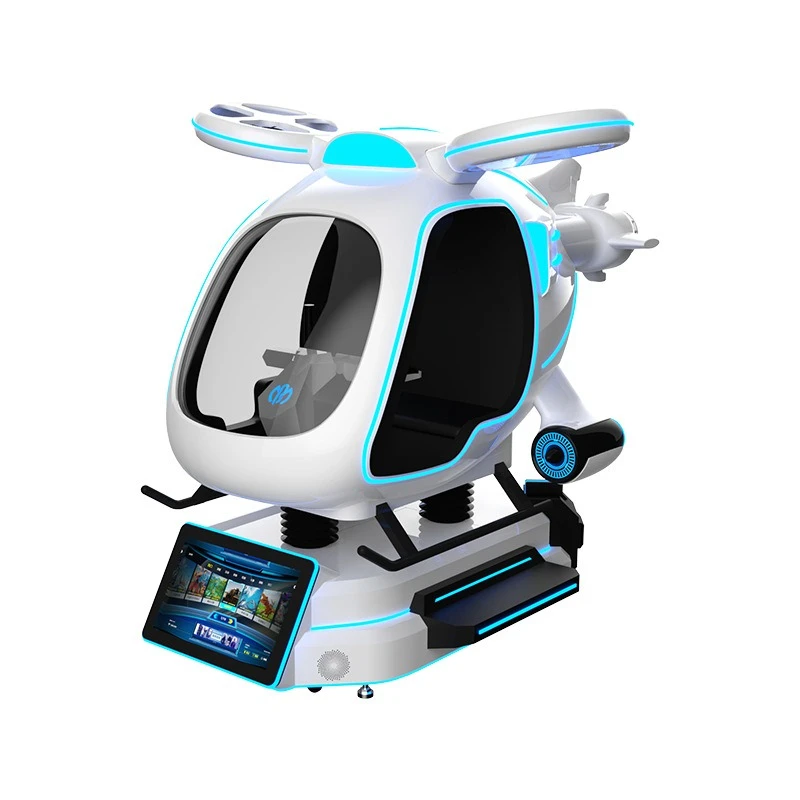 VR Simulation Helicopter Equipment Aerospace VR Technology Museum Experience Machine Education Training Game Machine Cockpit